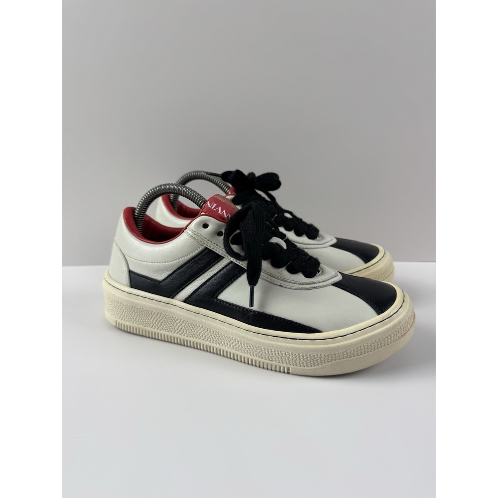 Lanvin X Future Cash Low-Top Sneakers Leather EU 38 Women's US 7.5‎ Men's 6